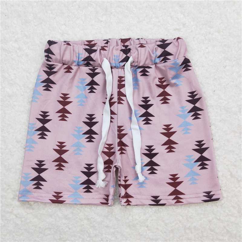 SS0206 Geometric arrow shorts
