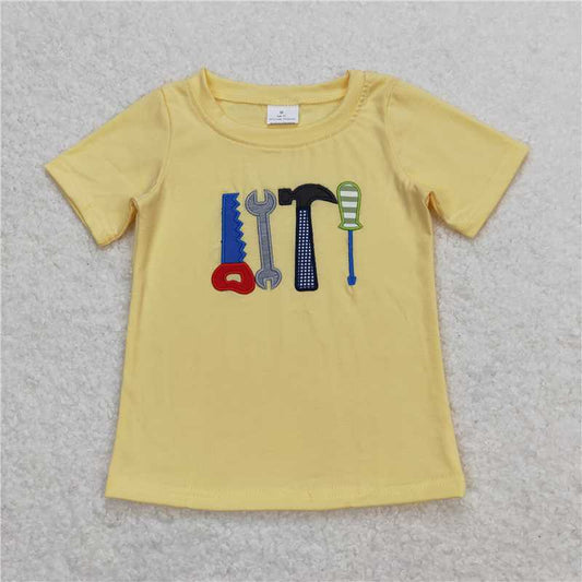 BT0575 Baby Boys Summer Tool Short Sleeve Tee Shirts Tops