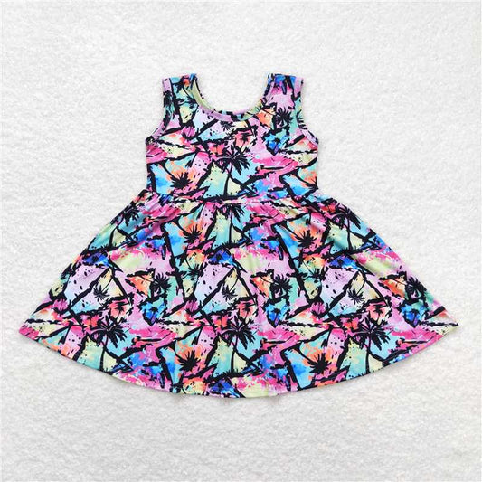 GSD0858  Colorful sleeveless dress