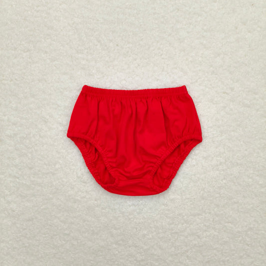 SS0268  Baby Boys Red Elastic Bloomer Bummies