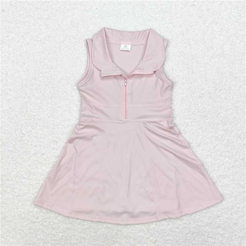 7.10  RTS Sibling Baby Girls Knit Knee Length Active Wear Athletic Dresses
