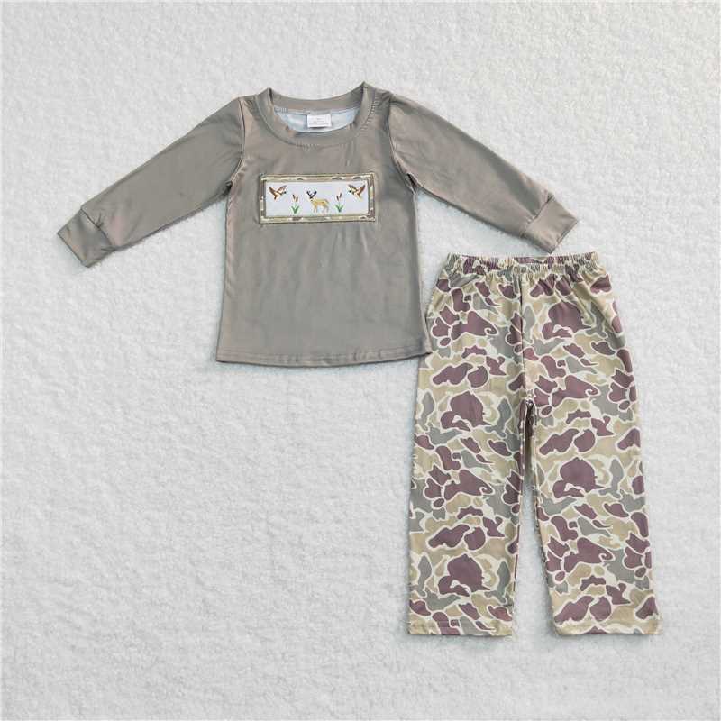 BLP0368Duck deer top camo pants kids boy hunting clothes