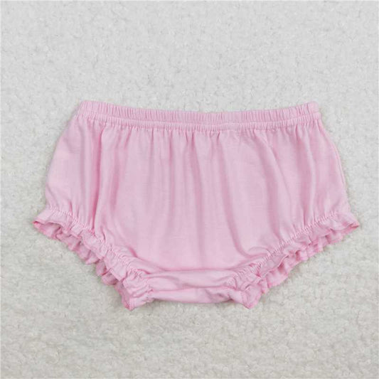 SS0240  Baby Girls Infant Summer Pink Cotton Bummies Bottoms