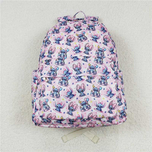 BA0182  Baby Kids Girls Pink Mouse Backpack Back Bags