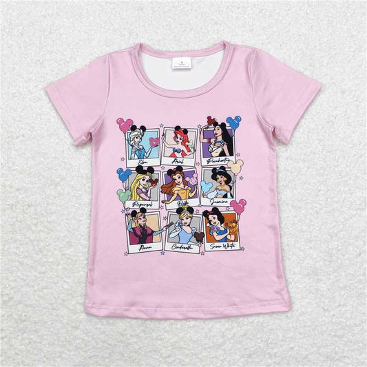 GT0674 Baby Girls Short Sleeve T-shirt Today I Feel