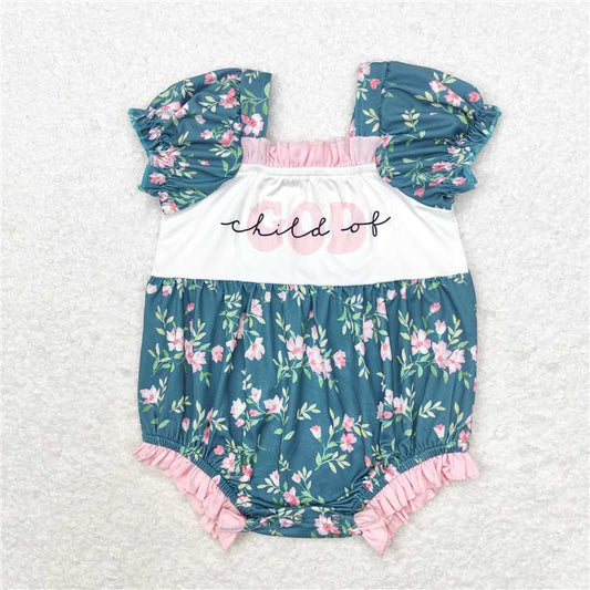 SR1940  Baby Girls Boys Child Of God Sibling Dresses Rompers Clothes Sets