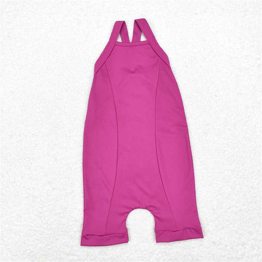 S0448  Sibling Baby Girls Active Wear Athletic Jumpsuits