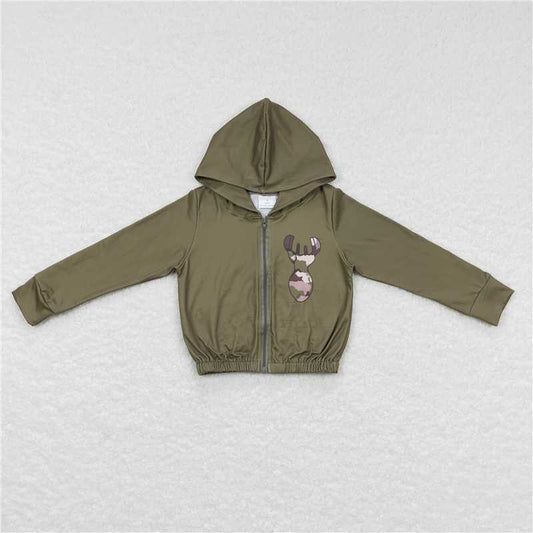 GT0335 Sibling Boys Baby Girls Camouflage Hunting Season Hooded Tops Cardigans Jackets