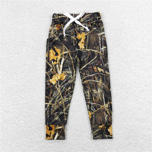 P0434  Baby Boys Camo Branches Pockets Pants