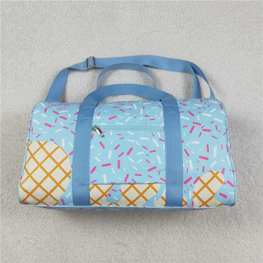 USA Warehouse (IN STOCK) BA0286 Light blue straps sprinkle duffel bag
