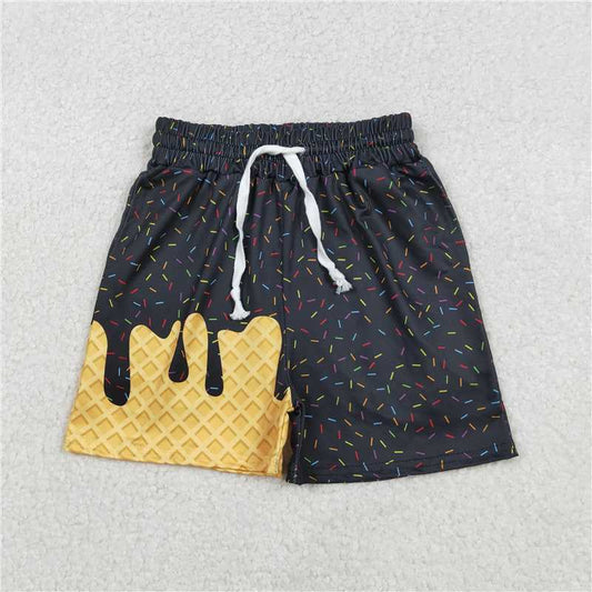 USA Warehouse (IN STOCK) SS0624-2 Black ice cream sprinkle baby kids summer team shorts  Reviews