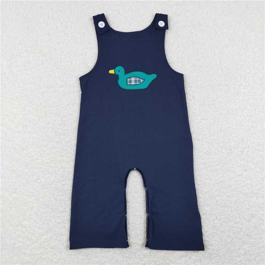 SR0677 Baby Infant Boys Sleeveless Duck Jumpsuits Rompers