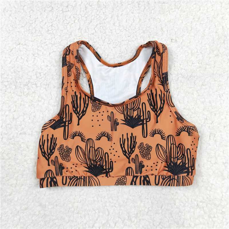 GT0518 Baby Girls Cactus Vest Crop Top