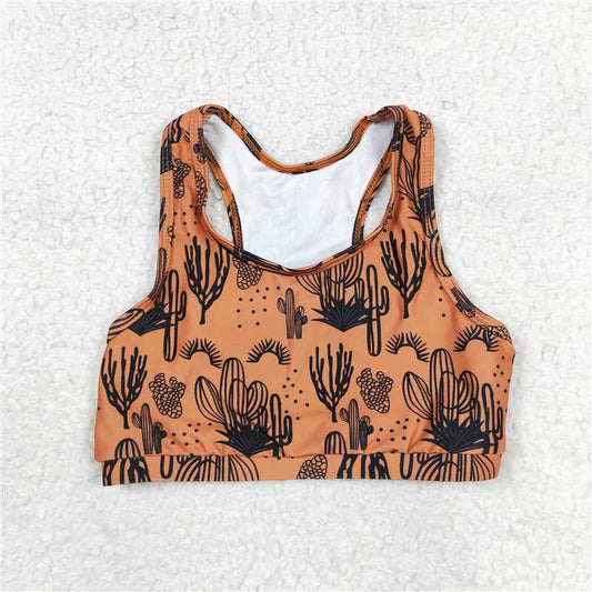 GT0518 Baby Girls Cactus Vest Crop Top
