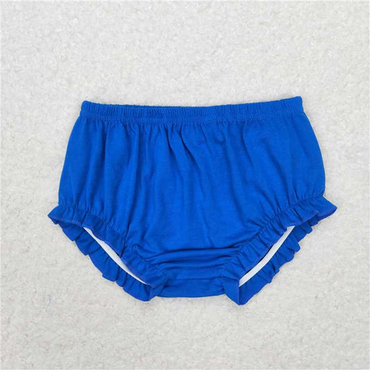 SS0348  Baby Girls Blue Elastic Bummies Bottoms