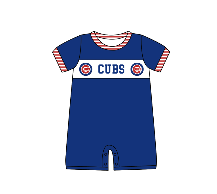 CUSTOM MOQ 5 Sibling Baby Kids Blue Top Shorts Clothes Set Knee Length Dress Rompers