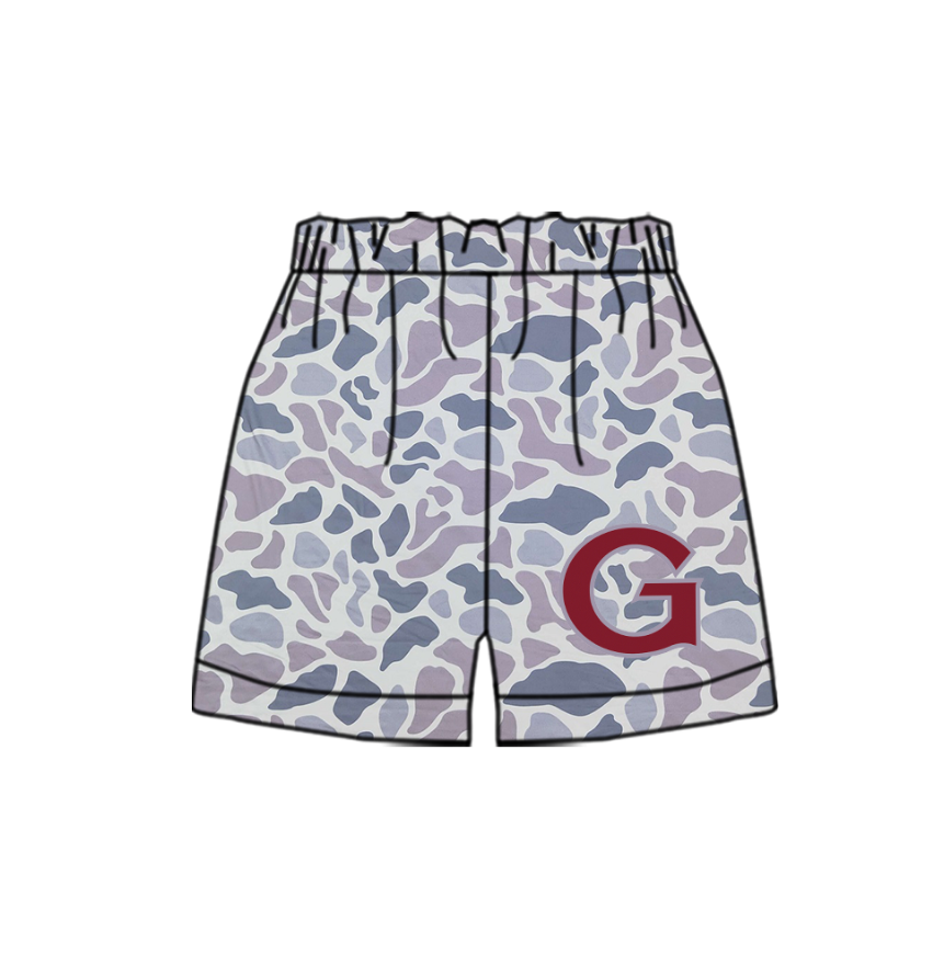 3.6 CUSTOM MOQ 5 Baby Kids Cute Fashion Camo Hunting Summer Bottom Team Shorts