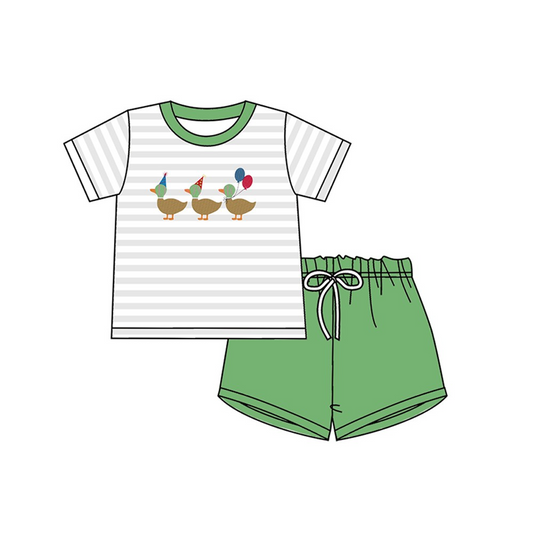 BSSO0926  Pre-order baby boy clothes short sleeve top with shorts kids summer set
