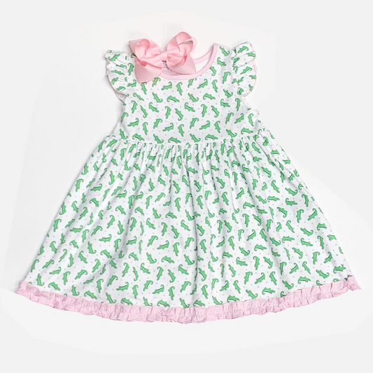 GSD1170 Pre-order baby girl clothes flying sleeves summer dress