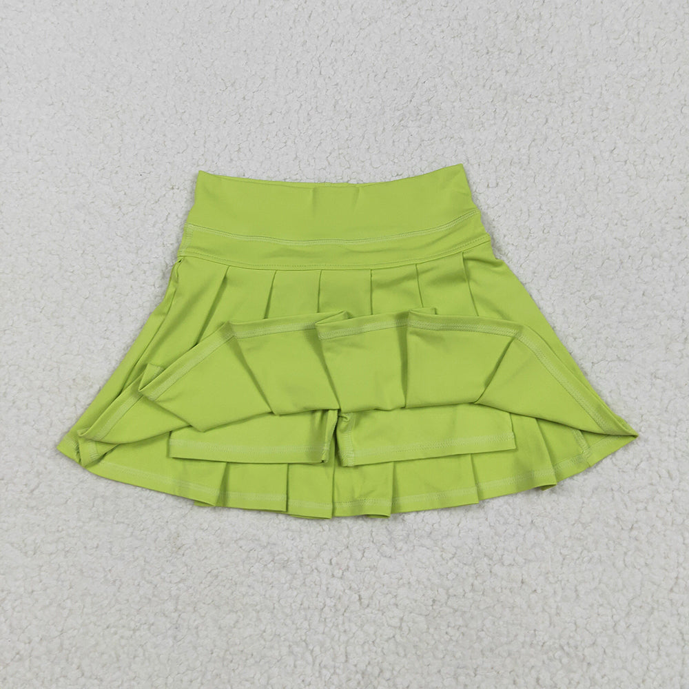 7.23 GLK0081 RTS NO MOQ Baby Girls Summer Yoga Skirt Baby Girls Aqua Yoga Active Wear Skirt