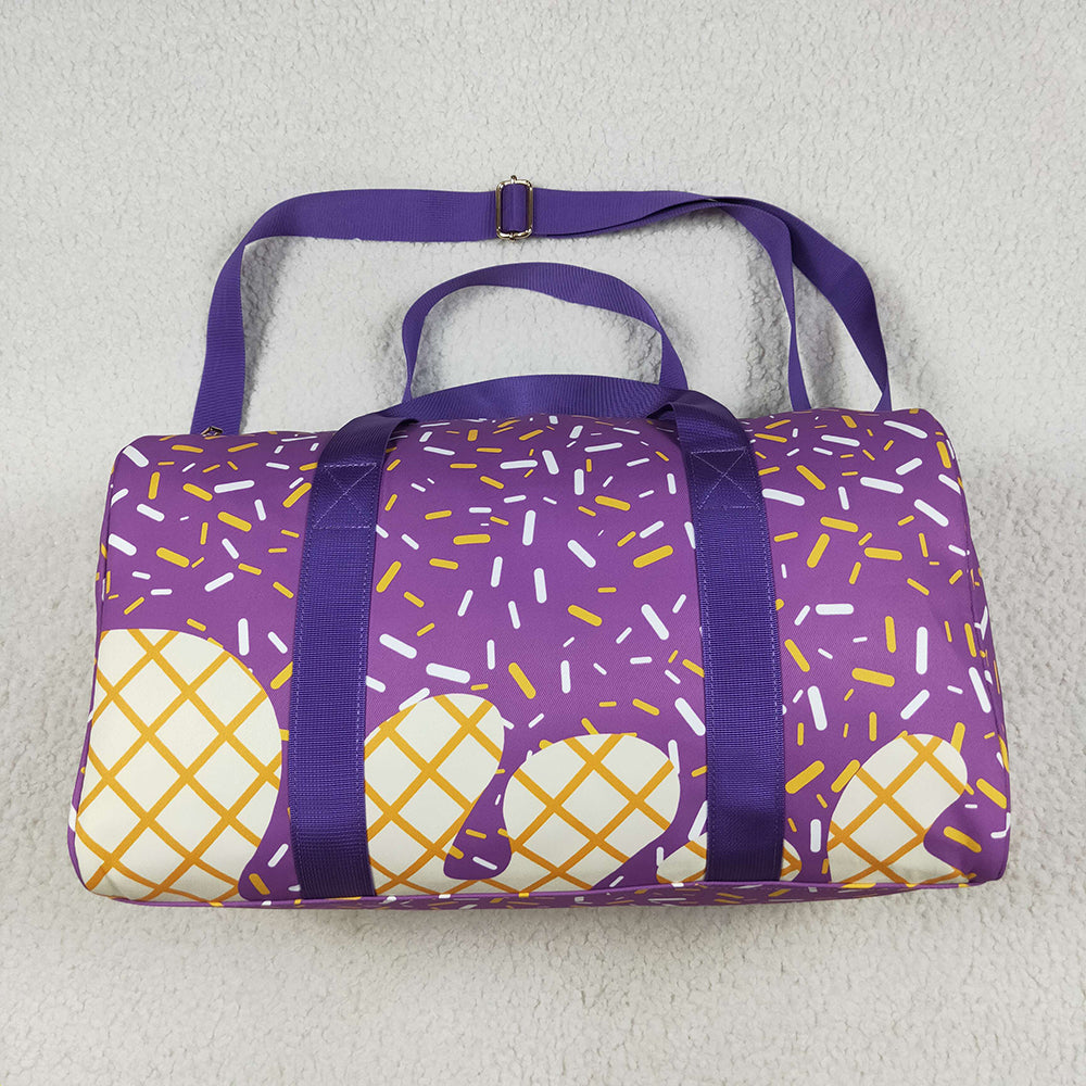 USA Shop (in stock)BA0321 Baby Bags Purple Ice Cream Drip Zipper Gym Bags
