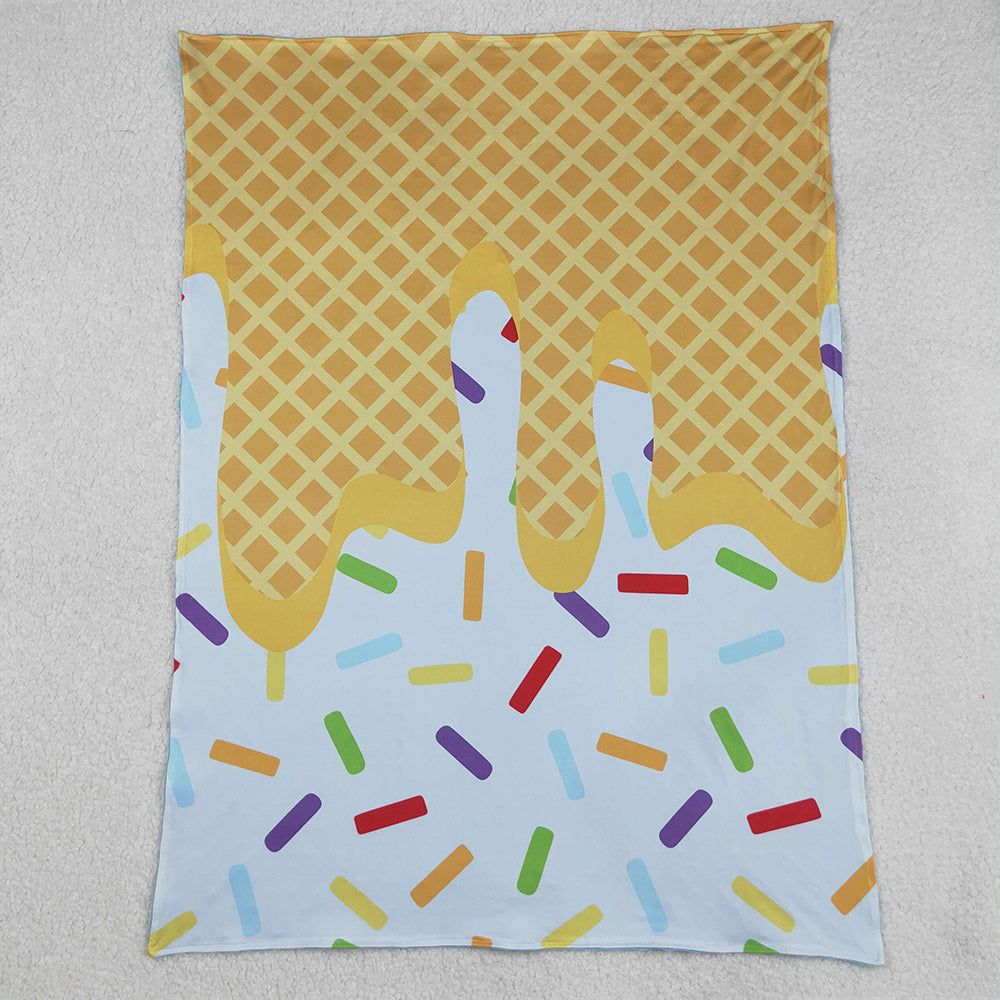 6.12 BL0200 RTS NO MOQ  Baby Blankets Baby Kids Blue Team Blankets