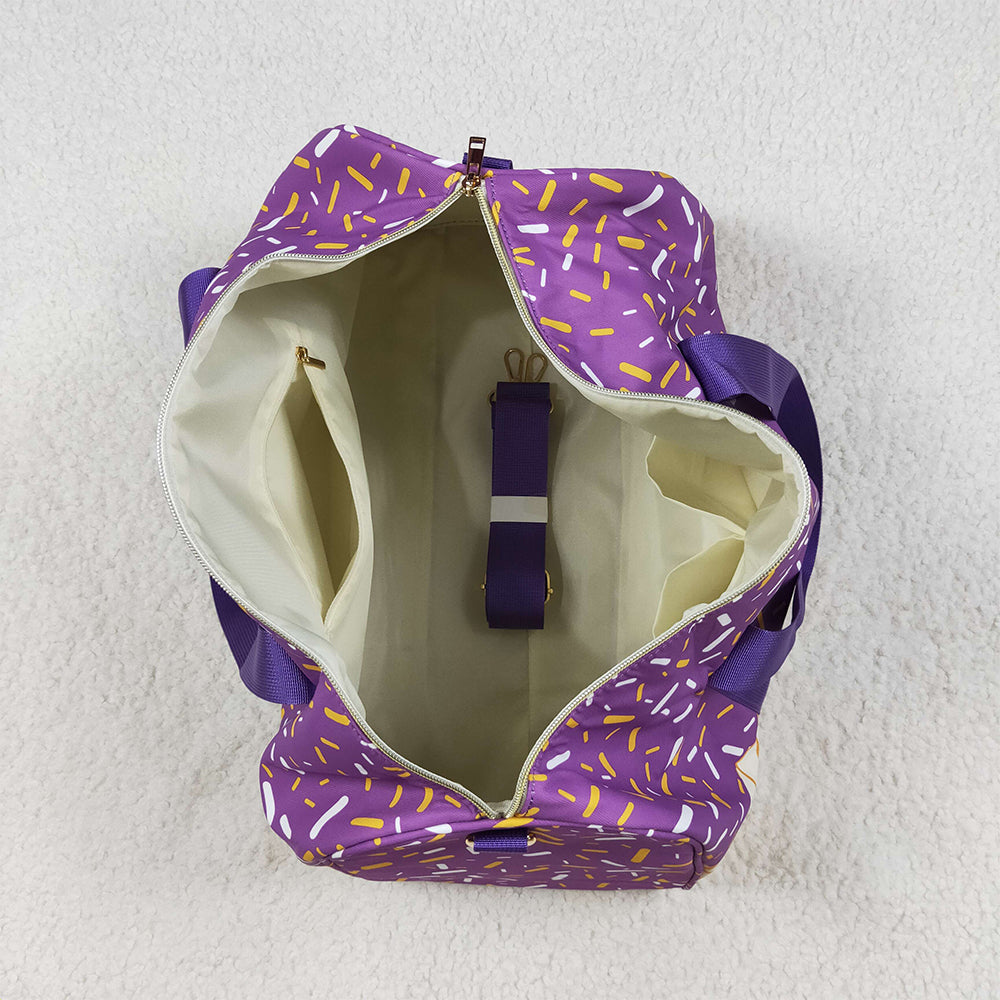 USA Shop (in stock)BA0321 Baby Bags Purple Ice Cream Drip Zipper Gym Bags