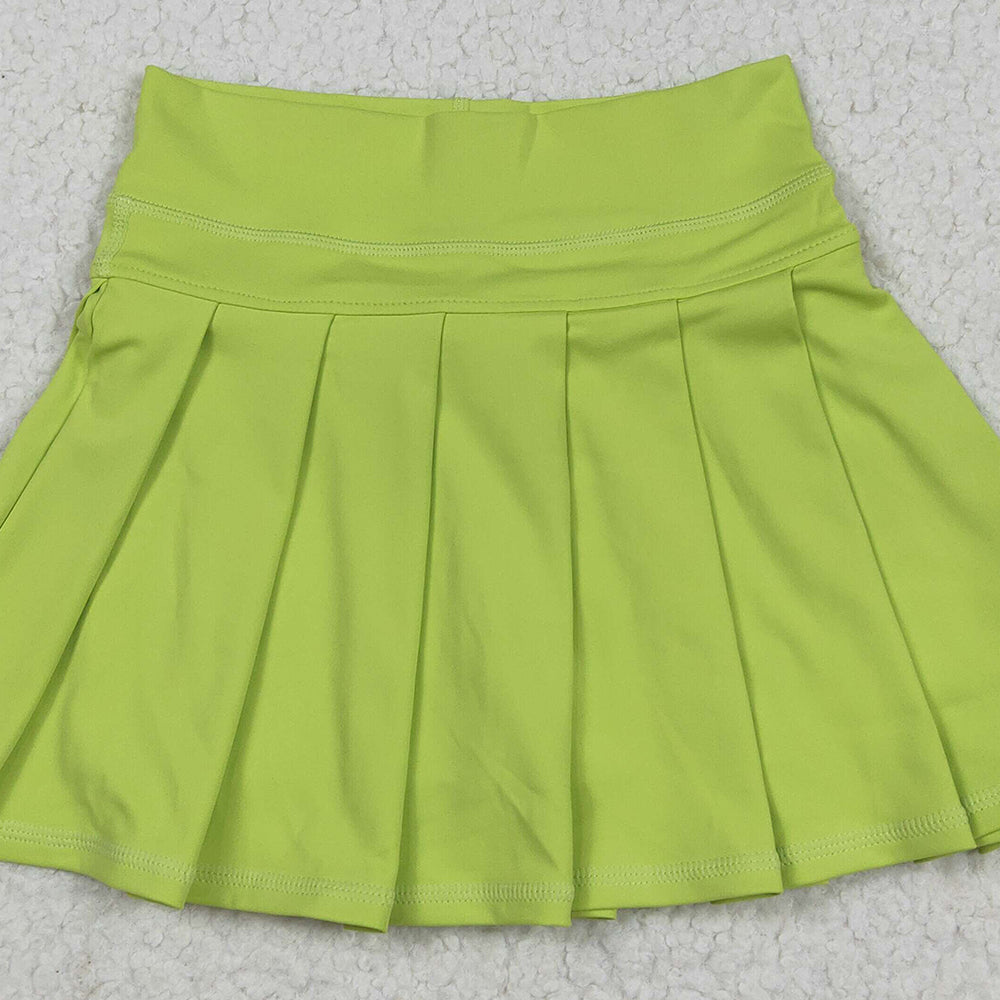 7.23 GLK0081 RTS NO MOQ Baby Girls Summer Yoga Skirt Baby Girls Aqua Yoga Active Wear Skirt