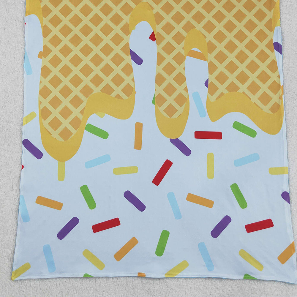 6.12 BL0200 RTS NO MOQ  Baby Blankets Baby Kids Blue Team Blankets