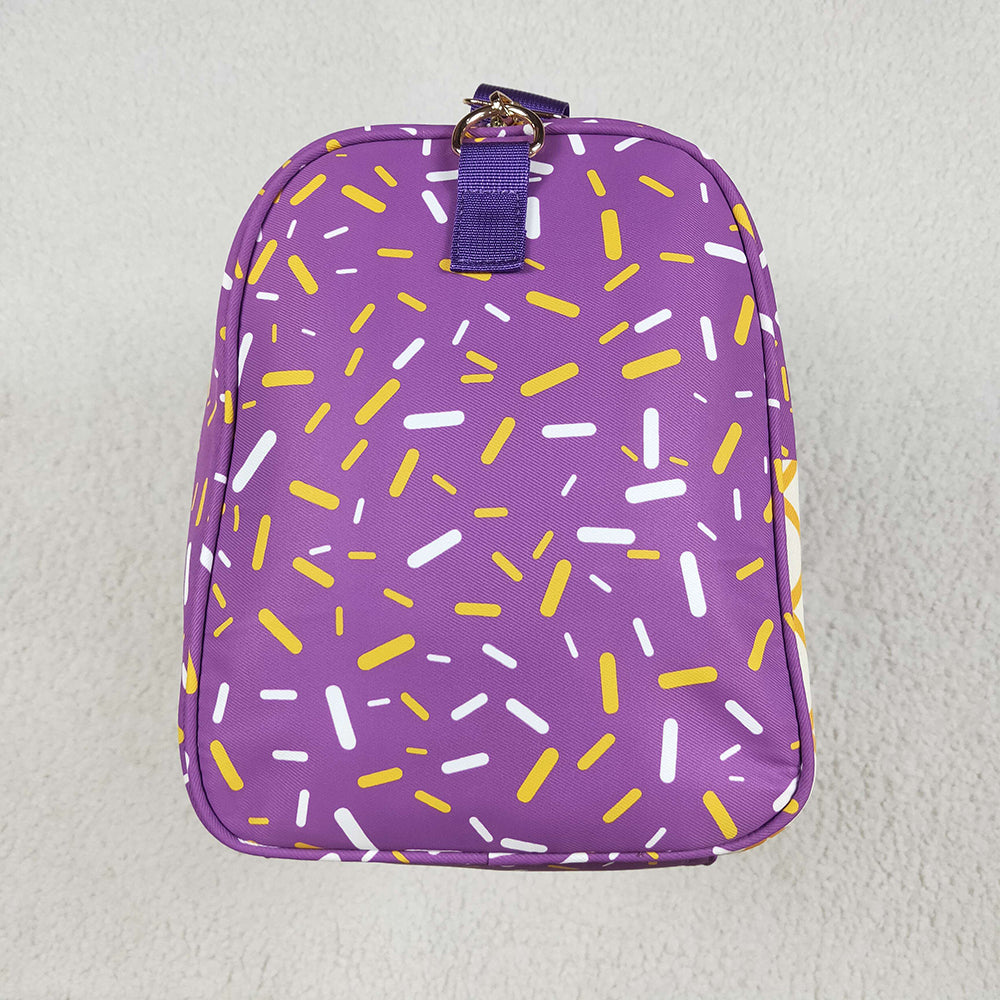 USA Shop (in stock)BA0321 Baby Bags Purple Ice Cream Drip Zipper Gym Bags