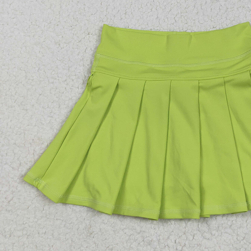 7.23 GLK0081 RTS NO MOQ Baby Girls Summer Yoga Skirt Baby Girls Aqua Yoga Active Wear Skirt