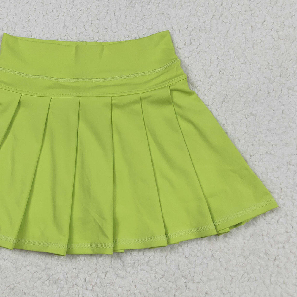7.23 GLK0081 RTS NO MOQ Baby Girls Summer Yoga Skirt Baby Girls Aqua Yoga Active Wear Skirt