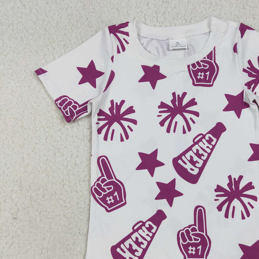 4.11 GT0993 RTS NO MOQ Baby Girls Summer Tops  girl clothes cheer girls summer top tshirt cheer summer tshirt