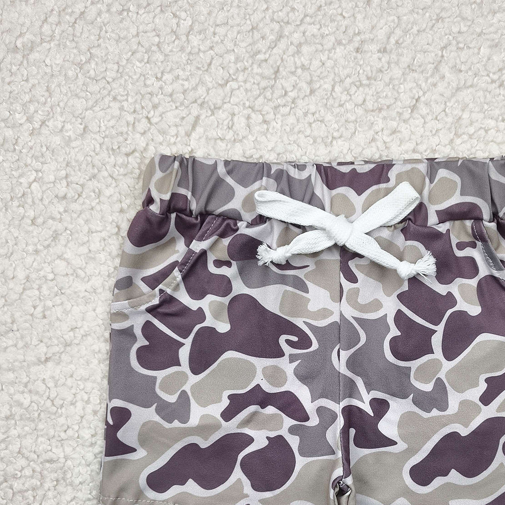 SS0454RTS NO MOQ Baby Boys Summer Shorts Baby Boys Camouflage Summer Shorts with Pockets Bottom Soft Cotton Pants for 2-8 Years Old Kids