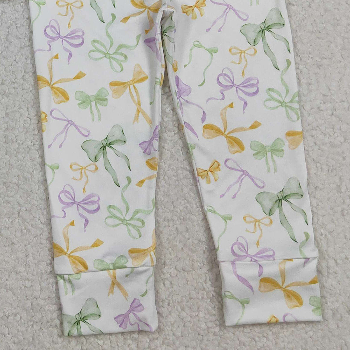 12.12 RTS NO MOQ （In stock）GLP2921 Baby Girls Mardigras Bows Plaid Top Pants Pajamas Sets