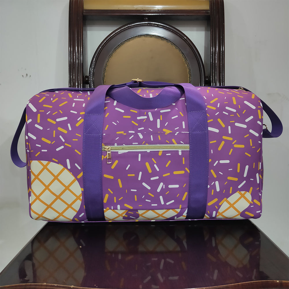 USA Shop (in stock)BA0321 Baby Bags Purple Ice Cream Drip Zipper Gym Bags