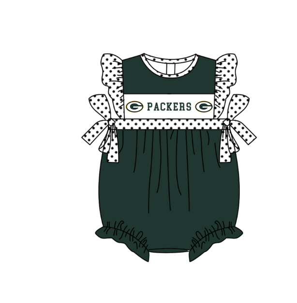 CUSTOM MOQ 5 Sibling Baby KIds Green Top Shorts Clothes Set Knee Length Dress Rompers
