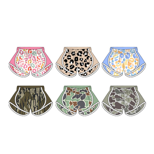 5.16  Pre order Baby Girls Summer Camouflage Patchwork Shorts Bottomland Pattern Cute Kids' Clothing for Little Girls