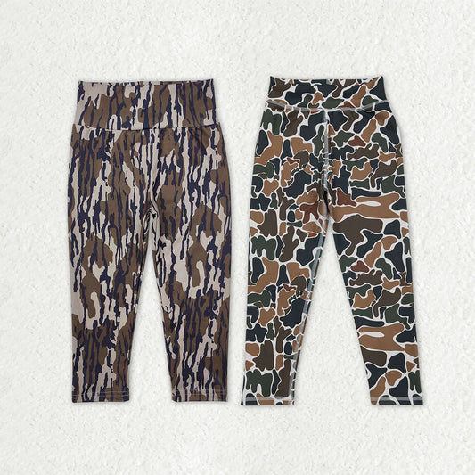 3.20 RTS Sibling Baby Girls Southern Camo Yoga Active Leggings Pants Bottom