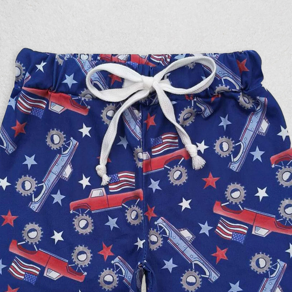 SS0205RTS NO MOQ Baby Boys Summer Shorts  Jeep star navy blue shorts