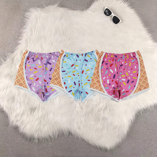 RTS Sibling Baby Girls  sprinkle ice cream kids girls team summer shorts