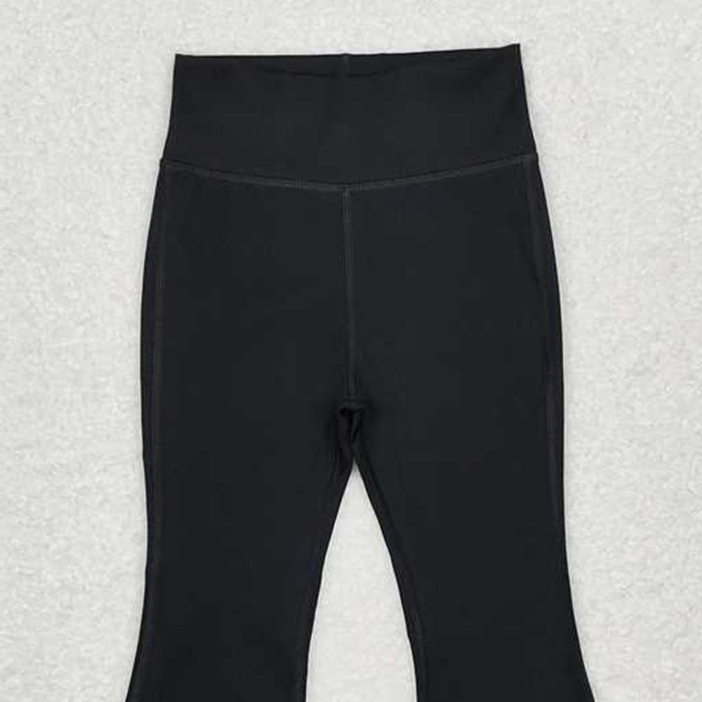USA Shop (in stock)  P0578 New Rts No Moq 8-9 Days By Air Arrived it Black active wear kids girls yoga pants