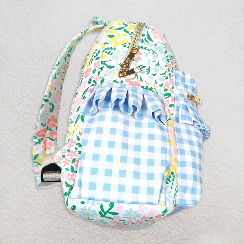 RTS NO MOQ （In stock）BA0097 Baby Bags Baby Girls Children Colorful Flowers Back Bags