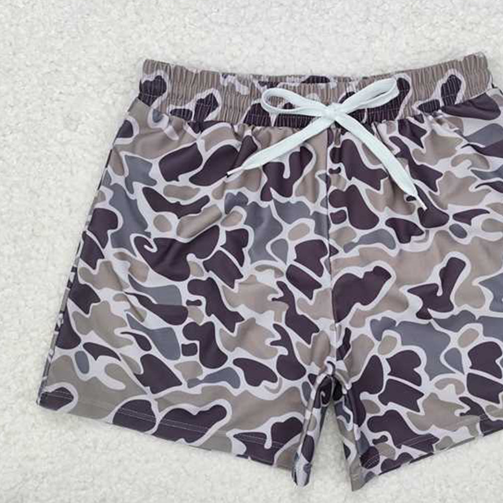 4.11 SS0079 RTS NO MOQ Baby Boys Summer Swimsuits Camo summer boy swim trunks
