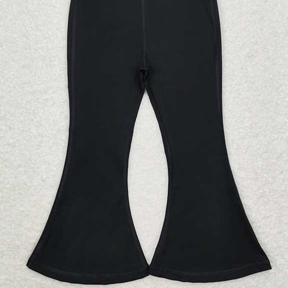 USA Shop (in stock)  P0578 New Rts No Moq 8-9 Days By Air Arrived it Black active wear kids girls yoga pants