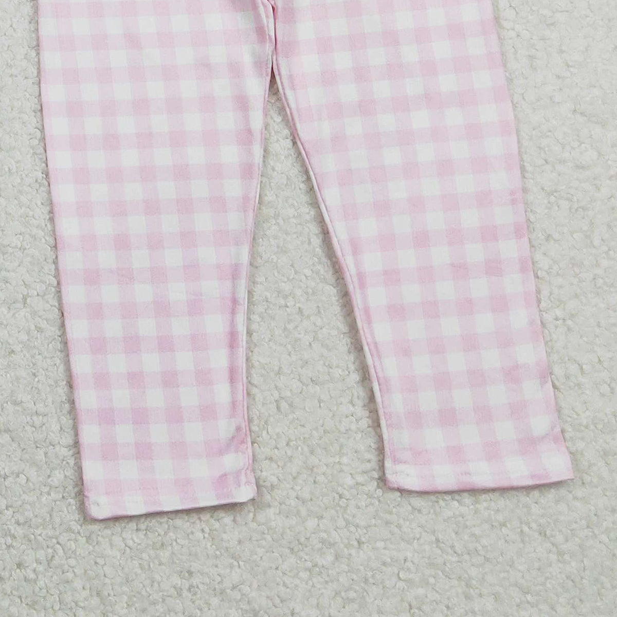 12.15 RTS NO MOQ （In stock）GLP3066 Embroidery Clovers Bows Baby Girls Tunic Checked Leggings St Patrick Clothes Sets