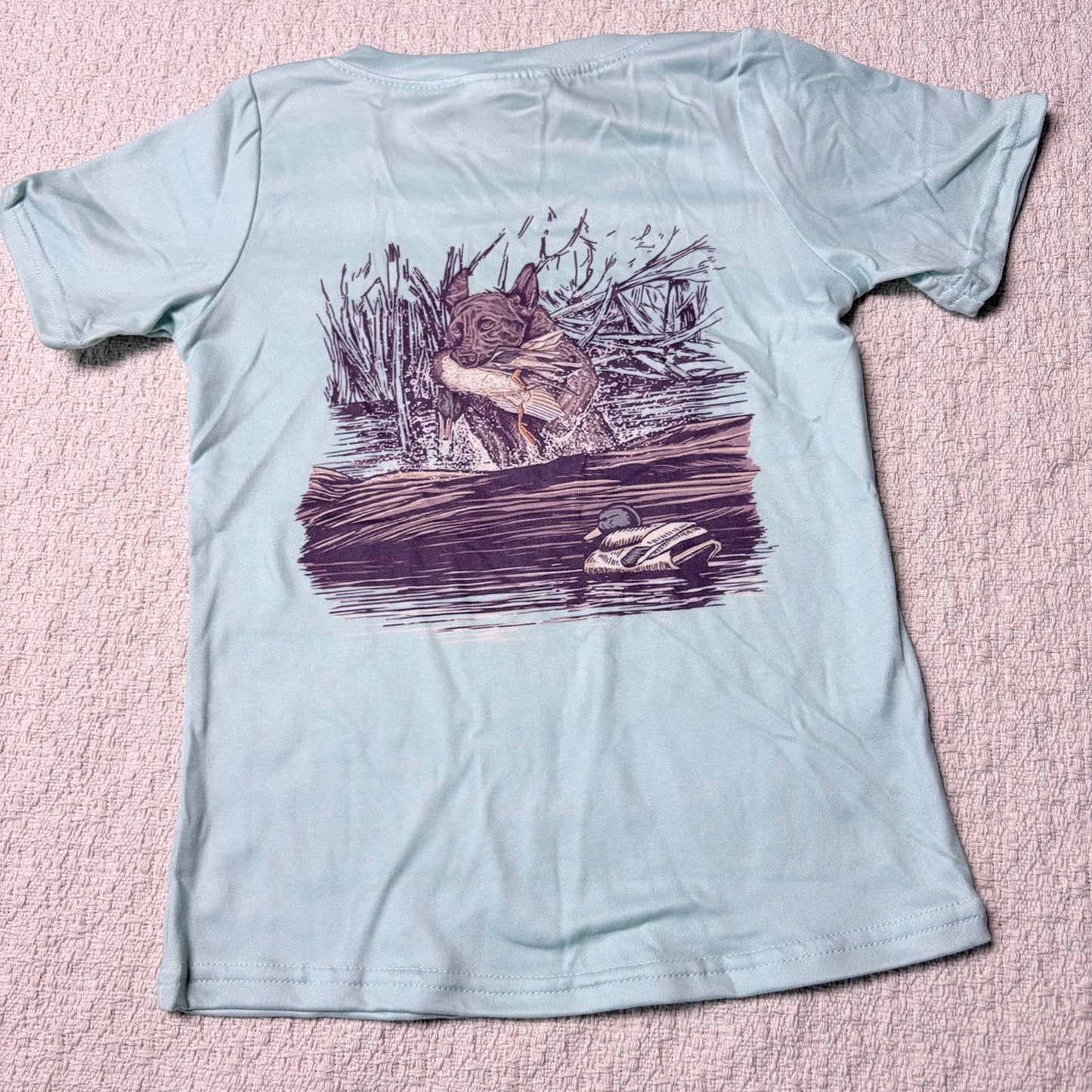 0527 RTS Sibling Baby Boys Short Sleeves Dog Deer Ducks Western Hunting Tee Shirts Tops
