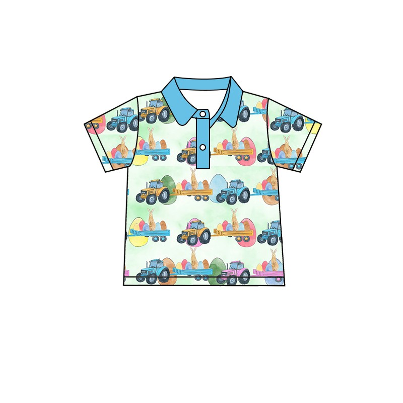 BT0564  Pre-order baby boy clothes short sleeve shirt