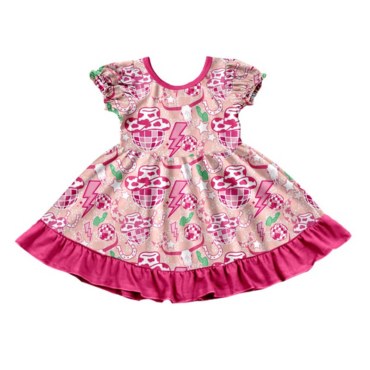 GSD0739  Pre-order baby girl clothes pull sleeves summer dress