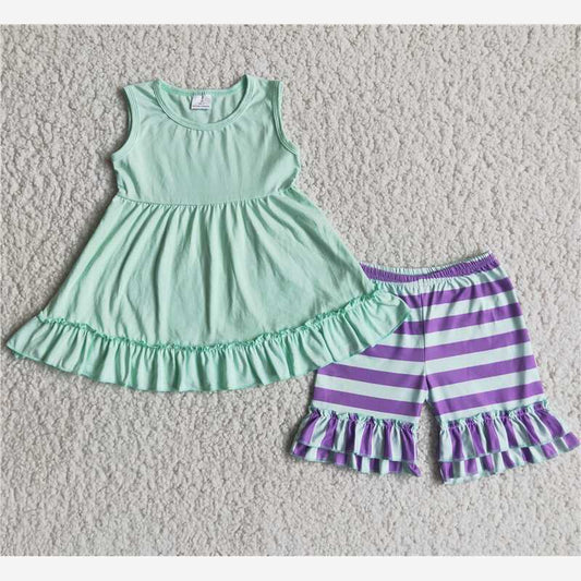 HIPPIE colorful Stripes Shorts sets